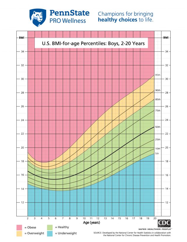 Boys BMI Chart