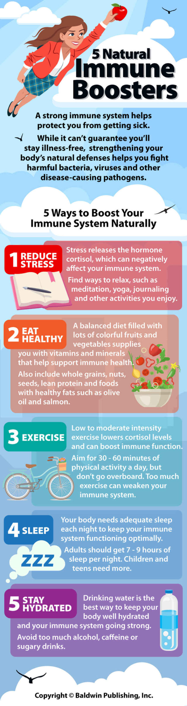 Infographic: 5 Natural Immune Boosters - Penn State PRO Wellness